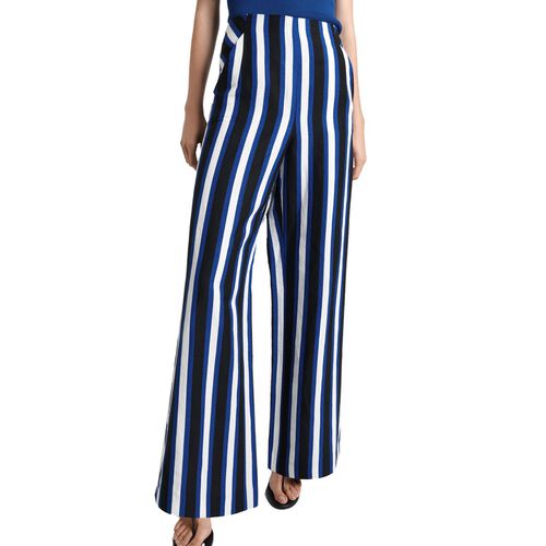 Cue Linen Blend Bold Stripe Pant